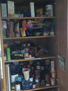 kitchen cupboard before