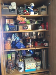 kitchen cupboard after