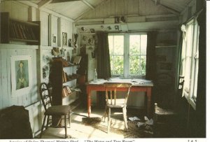 Inside Dylan Thomas's hut