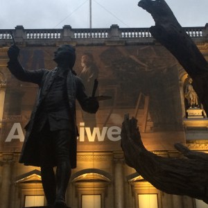 Ai Weiwei entrance to the exhibition